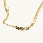 Double Herringbone Necklace