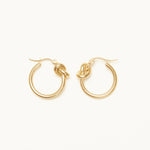 French Knot Hoop Earrings